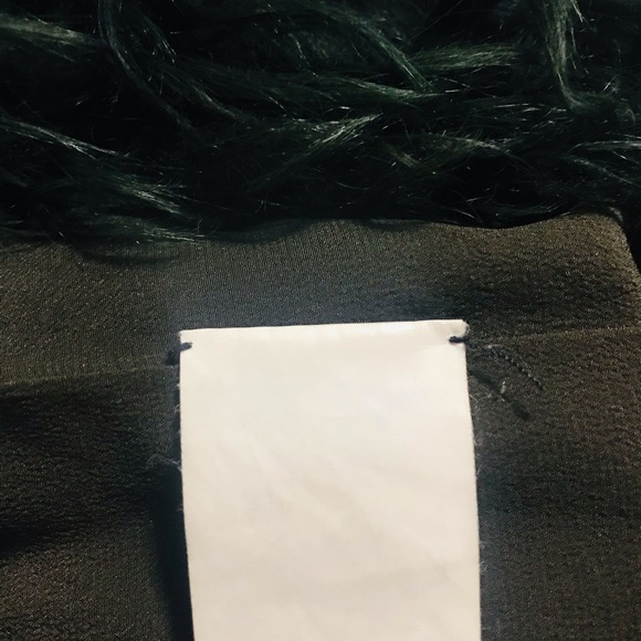 Authentic GUCCI Tom Ford 2014 Curly Shearling Fur Green Jacket Coat Med FRE GIFT - Picture 6 of 16